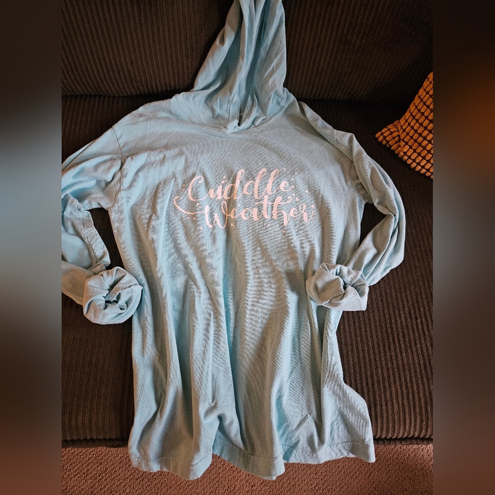 Cuddle Weather hooded shirt